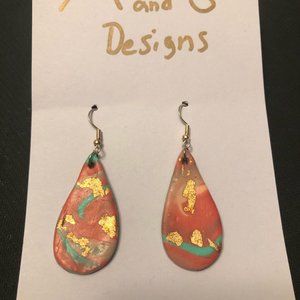 polymer clay earrings